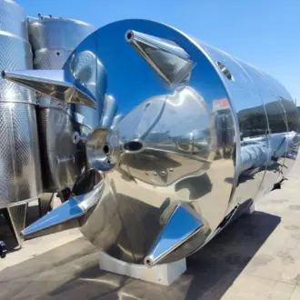 6 jacketed agitator vessels with 4000 to 15000 liters in volume