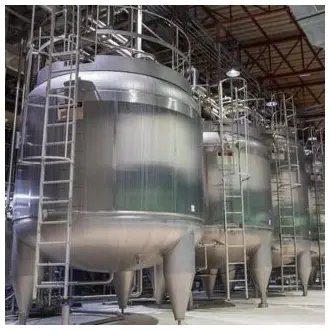 The purchase of a used stainless steel tank saves 5 tons of CO2