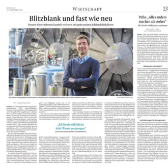 Behälter KG Bremen wird im Weser Kurier portraitiert