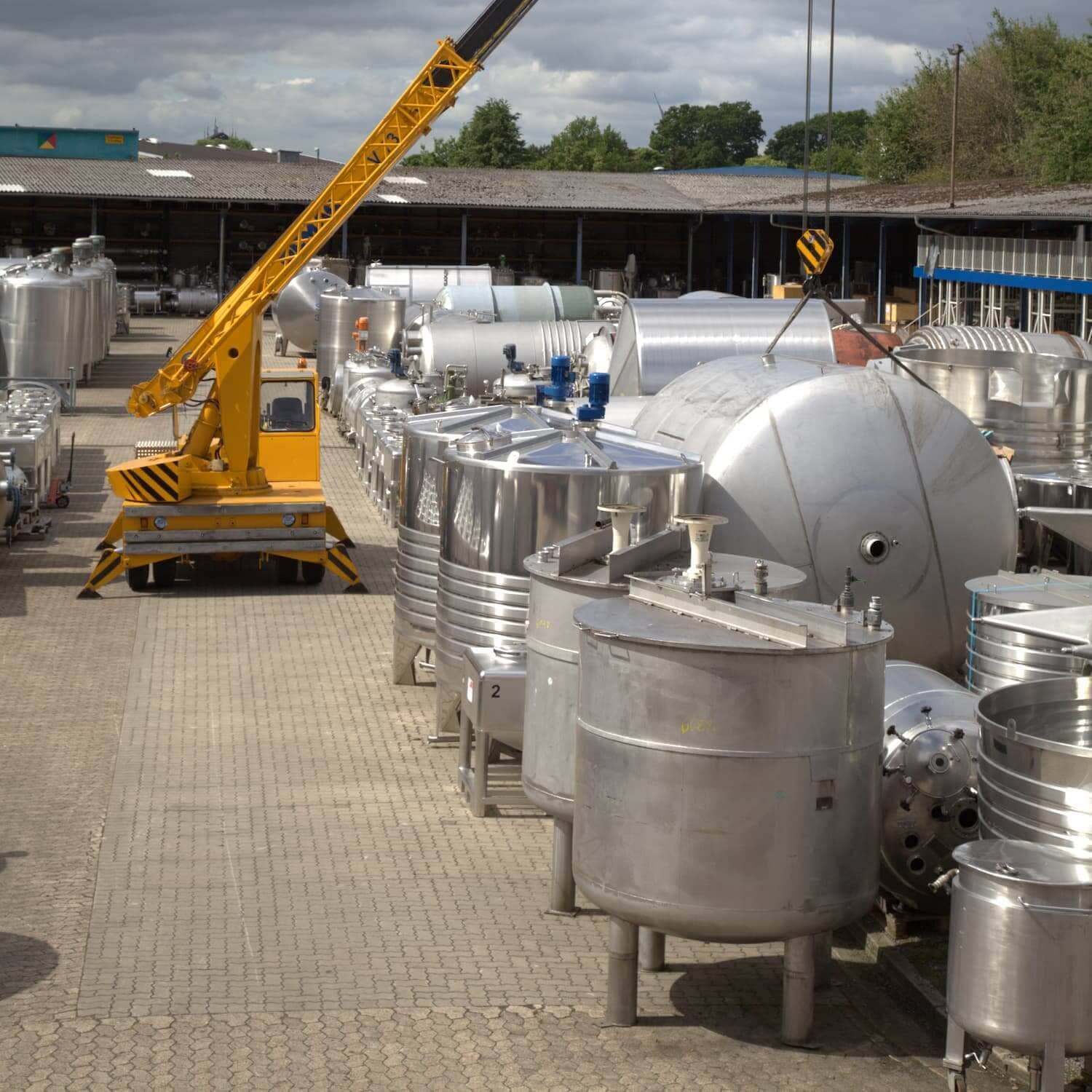 Beispiel eines gebrauchten Behälters