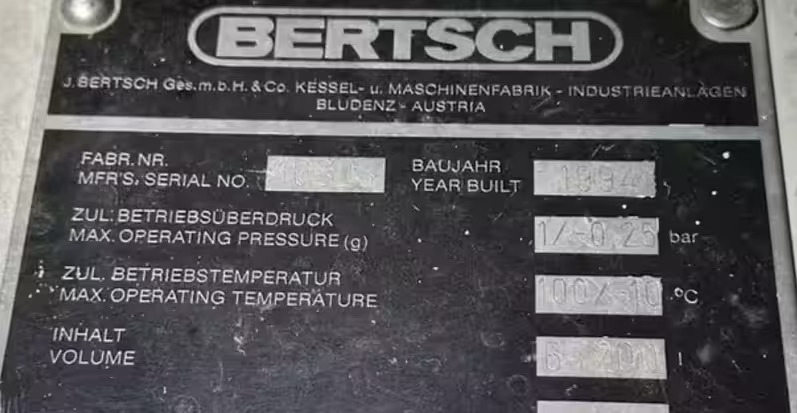 Recipienti e apparecchiature per l'industria chimica