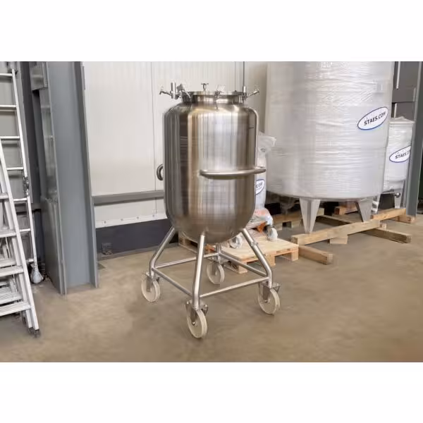 Serbatoio a pressione mobile da 300 litri in acciaio inox 304