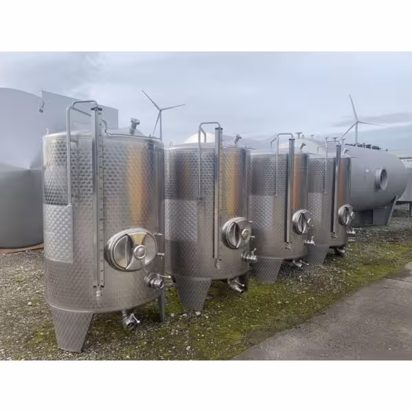 Serbatoio refrigerante da 1800 litri in acciaio inox 304