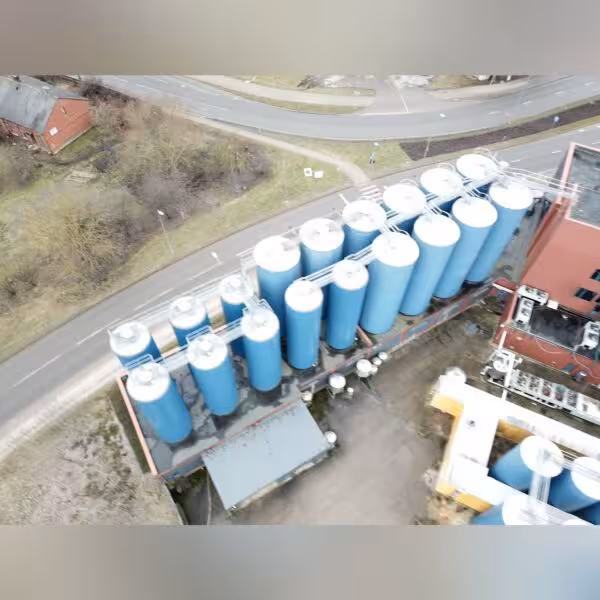 100000 liter heat-/coolable pressure tank, Aisi 304