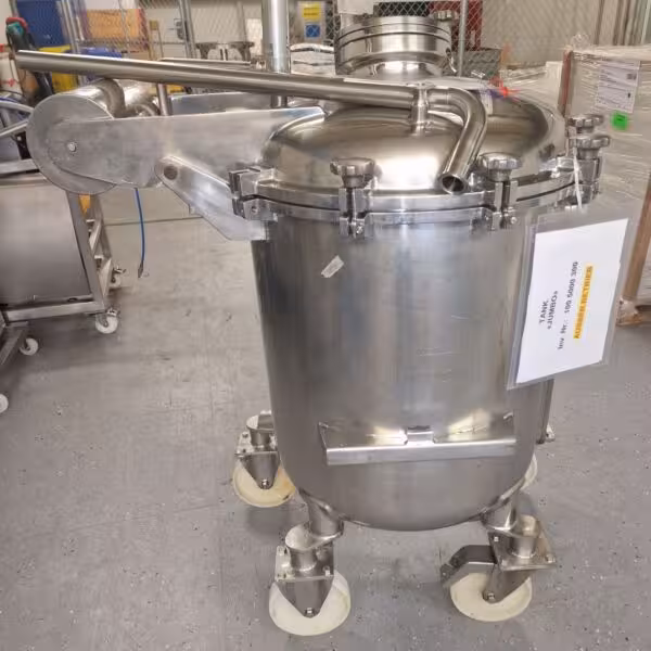 200 Liter mobiler Lagertank aus V2A