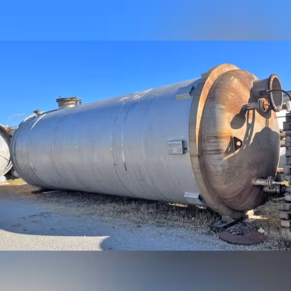 49338 litri di recipiente a pressione riscaldabile/raffreddabile in acciaio inox 316