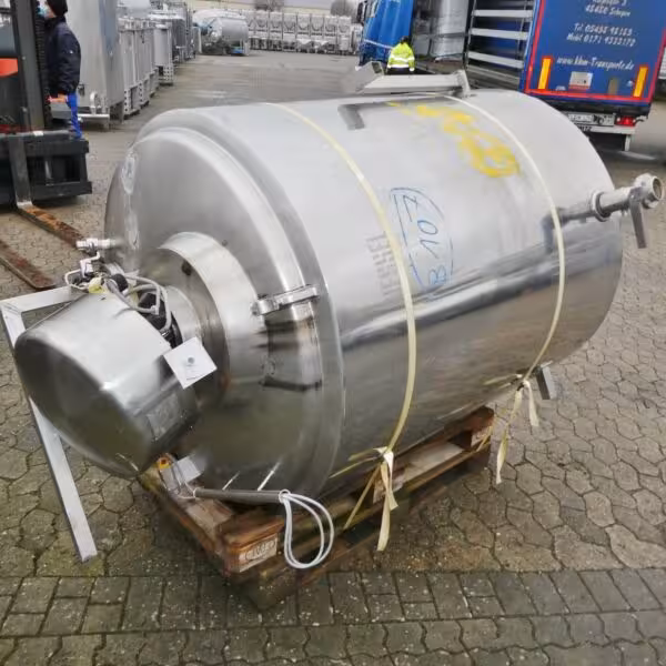 1100 liter tank, Aisi 304