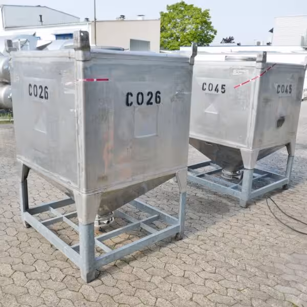 Serbatoio da 1950 litri in acciaio inox 304