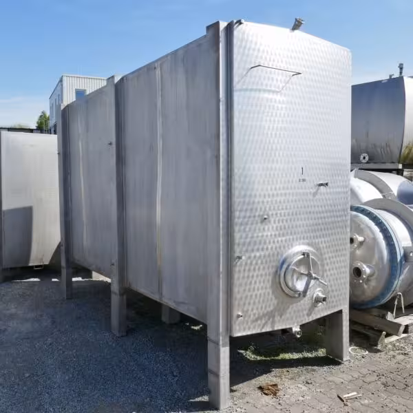12280 litri di Serbatoio refrigerante in acciaio inox 304