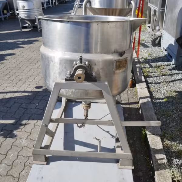 200 Liter heiz-/kühlbarer Behälter aus V2A