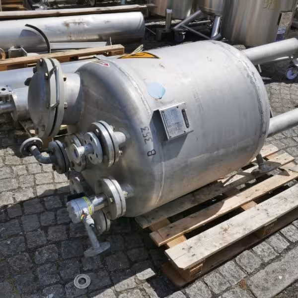 250 liter vacuum tank, Aisi 316