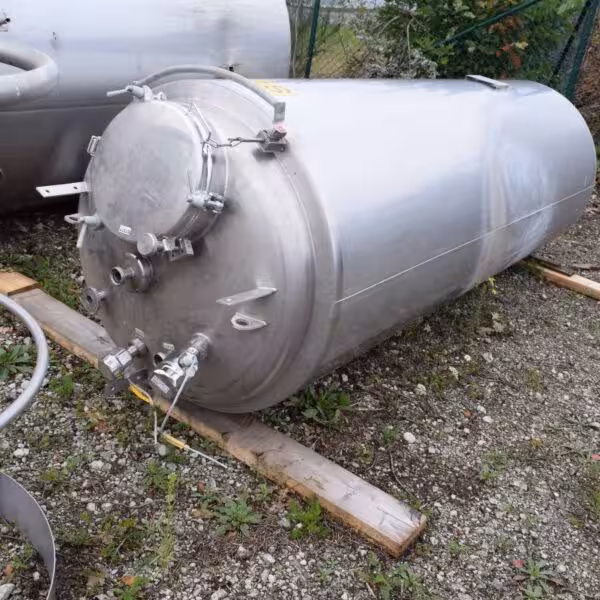 1500 Liter Druckbehälter aus V2A
