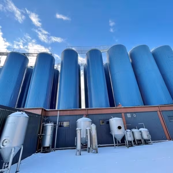 Recipiente a pressione riscaldabile/raffreddabile da 180000 litri in acciaio inox 304