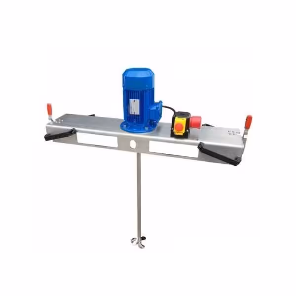 IBC agitator / high-speed container mixer with propeller stirrer (forklift version)