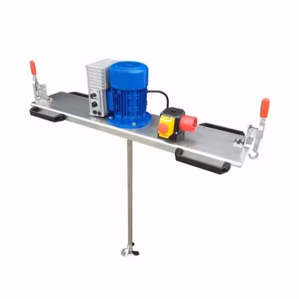 IBC agitator / high-speed container mixer with propeller stirrer at variable speed