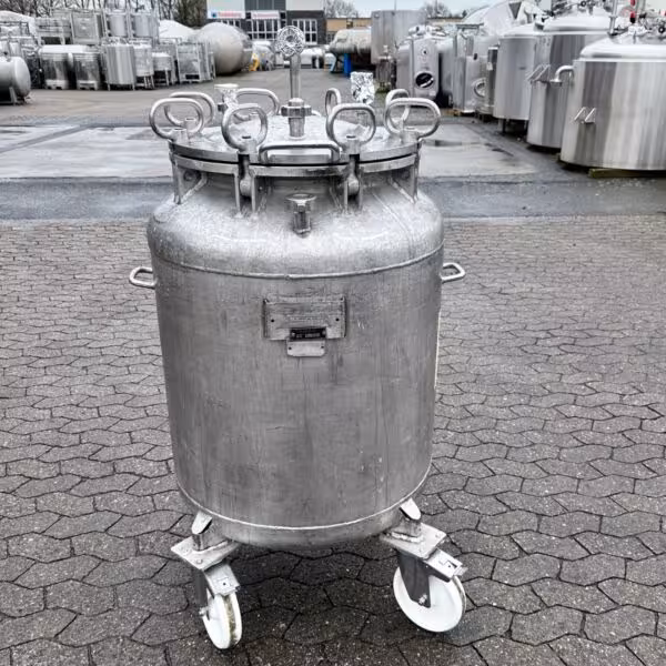 Serbatoio mobile da 300 litri in acciaio inox 316