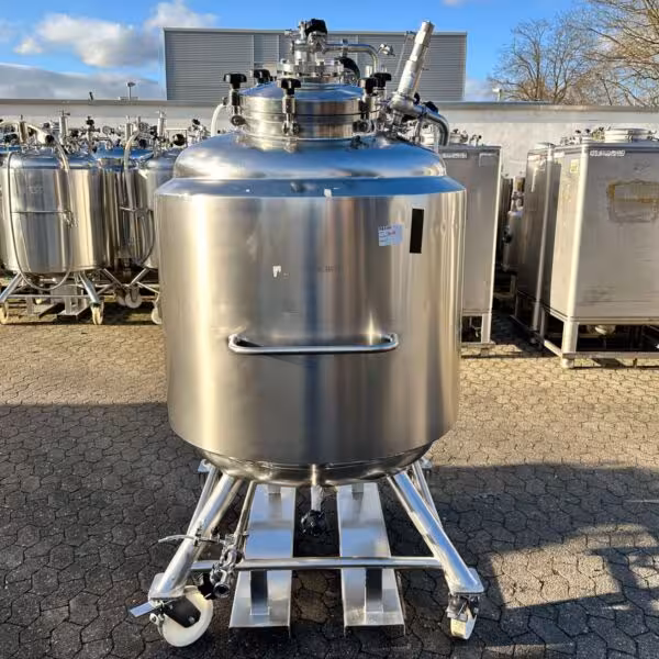 900 liter heat-/coolable pressure tank, Aisi 316