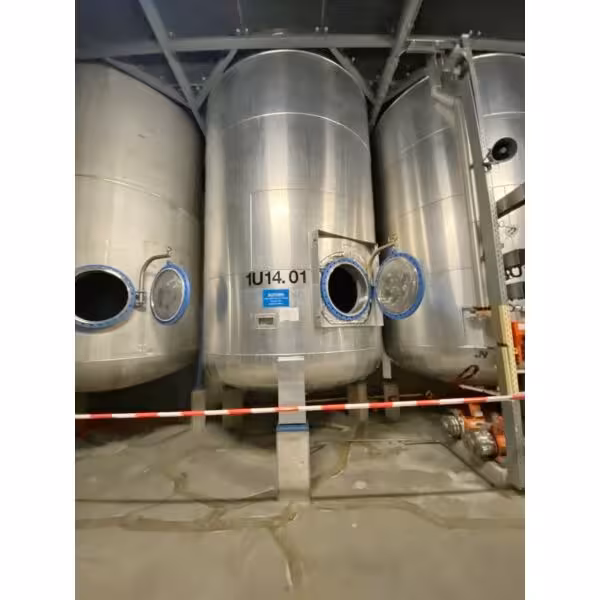Serbatoio da 25000 litri isolato in acciaio inox 304