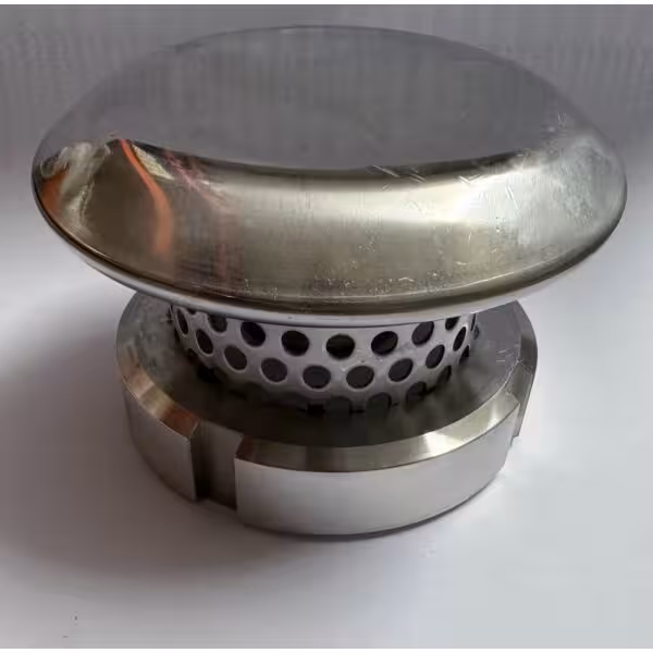 Valvola di sfiato DN 50 DIN 11851 nuova di fabbrica in V2A