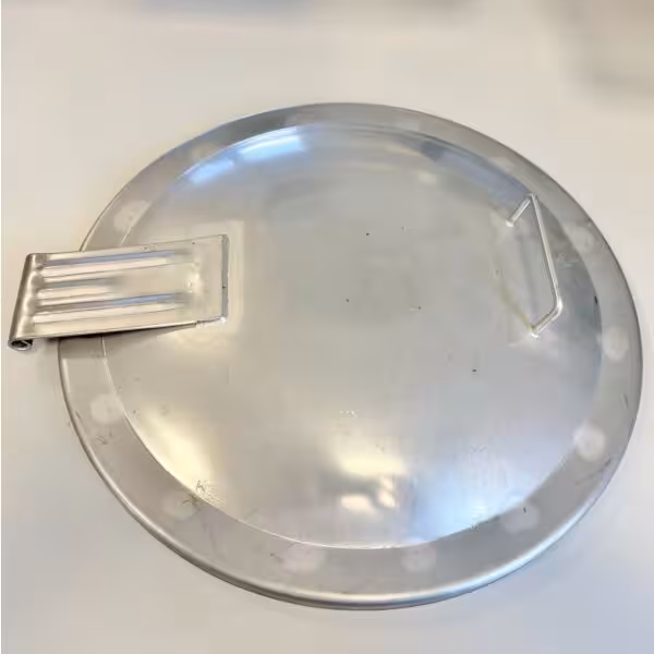 Chiusino con cerniera/maniglia per contenitori nuovi di fabbrica con guarnizione in teflon