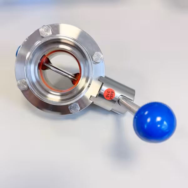 Rubinetto a disco DN 50 DIN11851 in acciaio inox 316