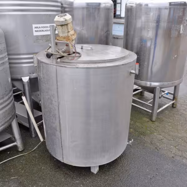 Serbatoio agitatore isolato da 350 litri in acciaio inox 304