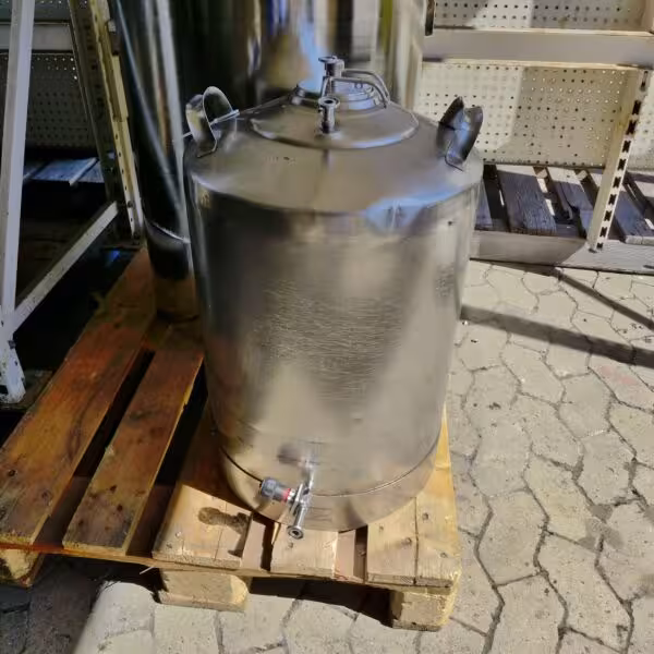 Serbatoio da 50 litri in acciaio inox 316