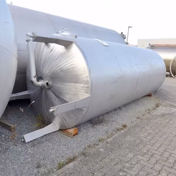 16000 liter agitator tank, Aisi 304 with jet stream mixer