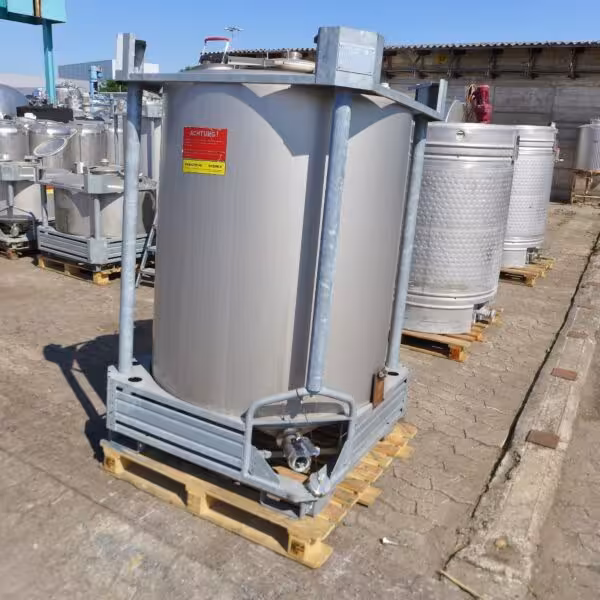 Serbatoio da 1251 litri in acciaio inox 304