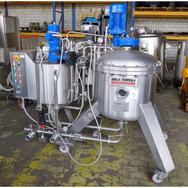 Della Toffola NF5 filtro a piastre mobile a diatomee 5 m² in acciaio inox