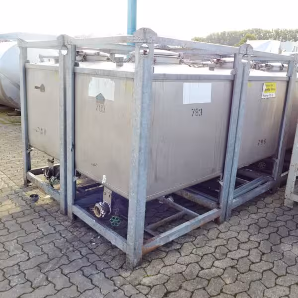 Serbatoio da 1000 litri in acciaio inox 304