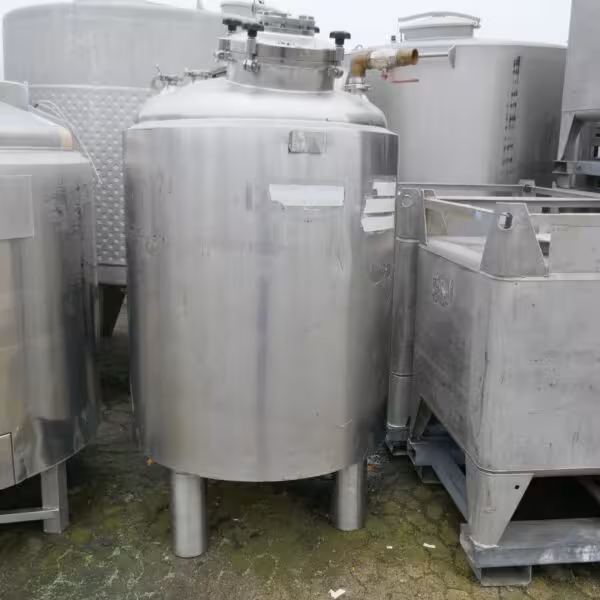 Recipiente a pressione isolato da 1100 litri in acciaio inox 316