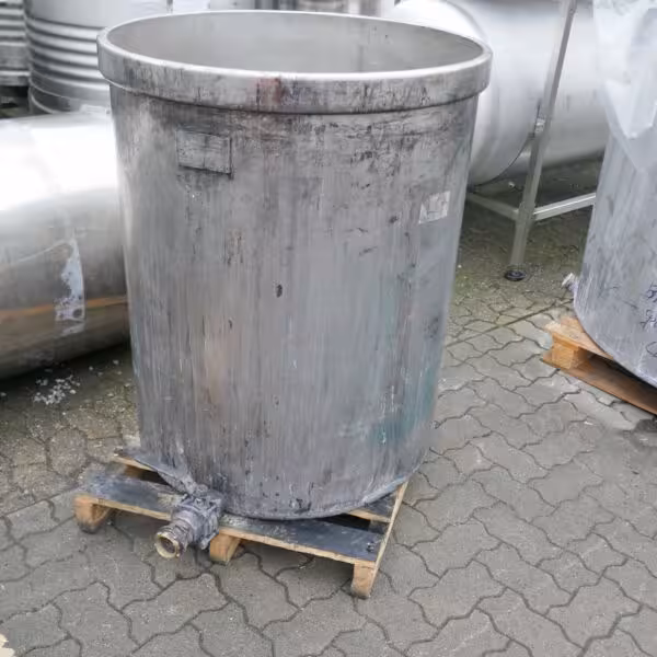 Serbatoio da 500 litri in acciaio inox 304
