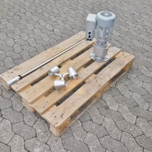 Becherrührwerk 1,1 KW aus V4A mit Frequenzumrichter für bis zu 5000 mPas