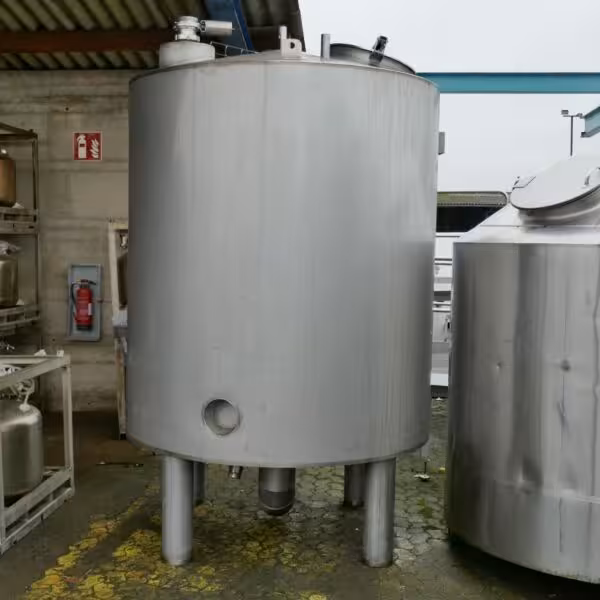 Serbatoio agitatore isolato da 4000 litri in acciaio inox 304 con agitatore ad ancora