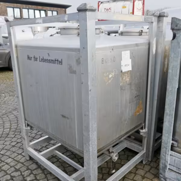 Serbatoio da 1000 litri in acciaio inox 304