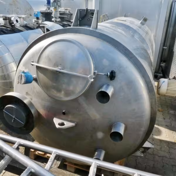 Serbatoio da 1500 litri in acciaio inox 304