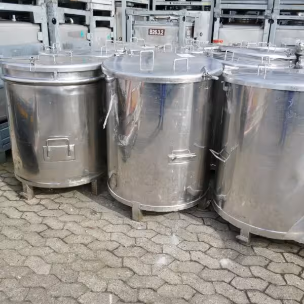 Serbatoio da 500 litri in acciaio inox 304