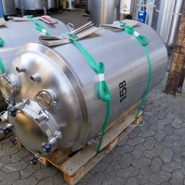 Serbatoio a pressione isolato da 800 litri in acciaio inox 316