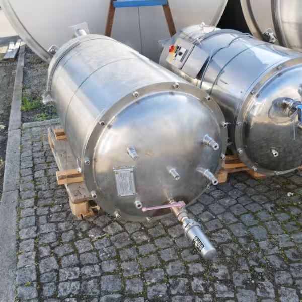 554 Liter heat-/coolable pressure tank, Aisi 316
