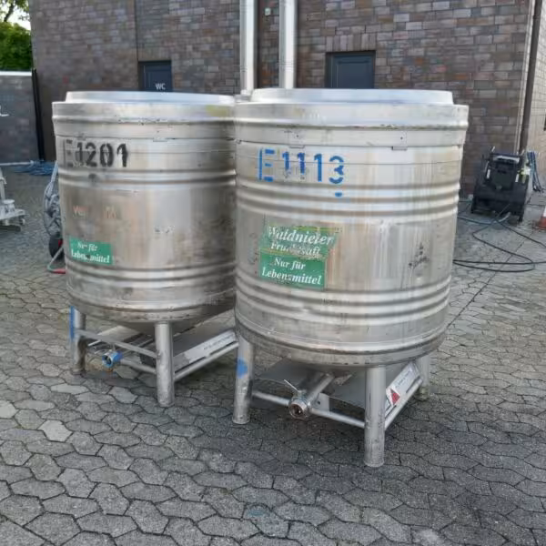 Serbatoio da 800 litri in acciaio inox 304