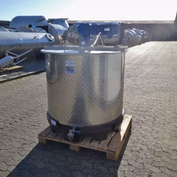 Serbatoio nuovo di zecca da 1150 litri in acciaio inox 304