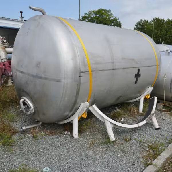 13000 liter horizontal tank, Aisi 304