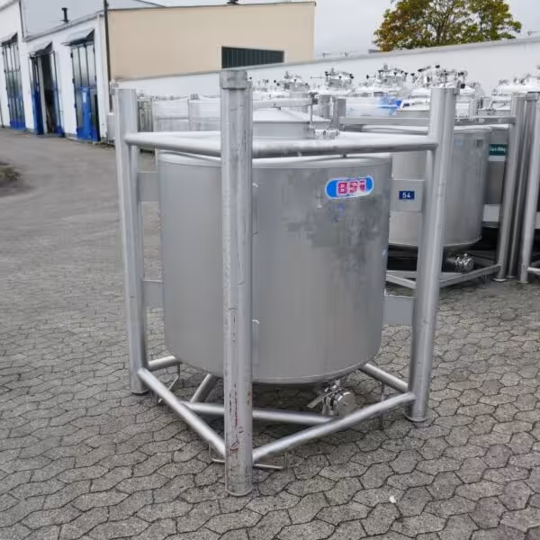 1000 Liter Pharma-Container aus V4A
