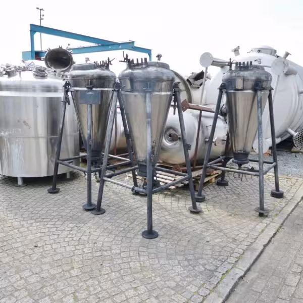 Serbatoio a pressione riscaldabile/raffreddabile da 265 litri in acciaio inox 304