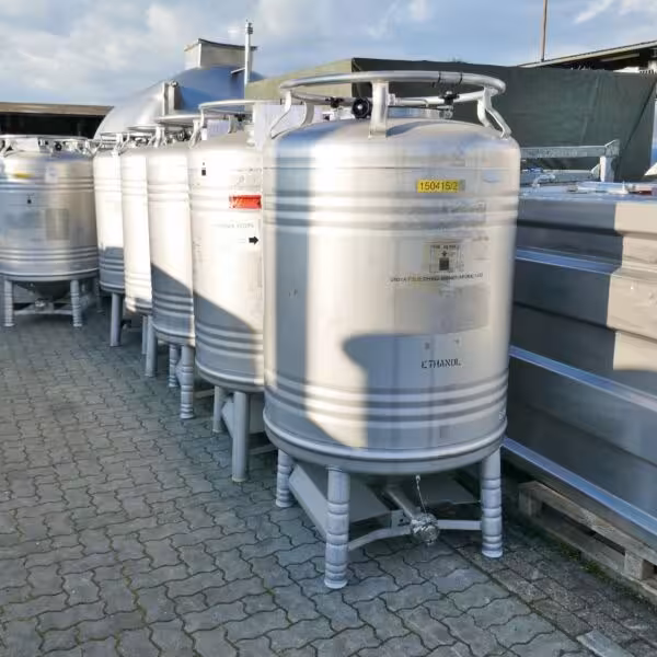 1000 liter aseptic container, AISI 316