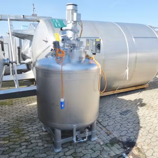1100 Liter Druckbehälter aus V2A