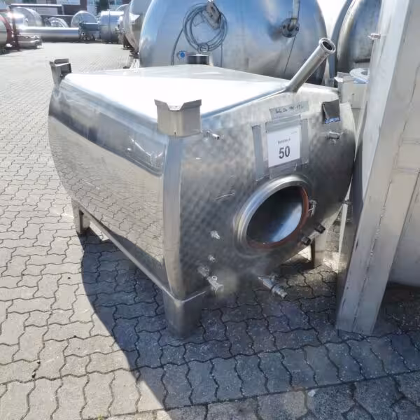 Serbatoio raffreddabile da 1500 litri in acciaio inox 304