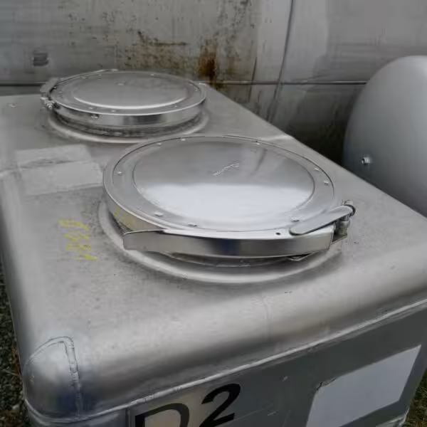 400 liter double chamber tank, Aluminium