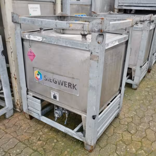 500 Liter IBC Container aus V2A
